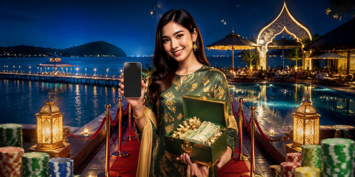bt50 user from Terengganu safely accessing the mobile casino platform during Hari Raya
